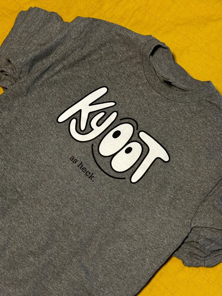 Kyoot as Heck Tee in Grey