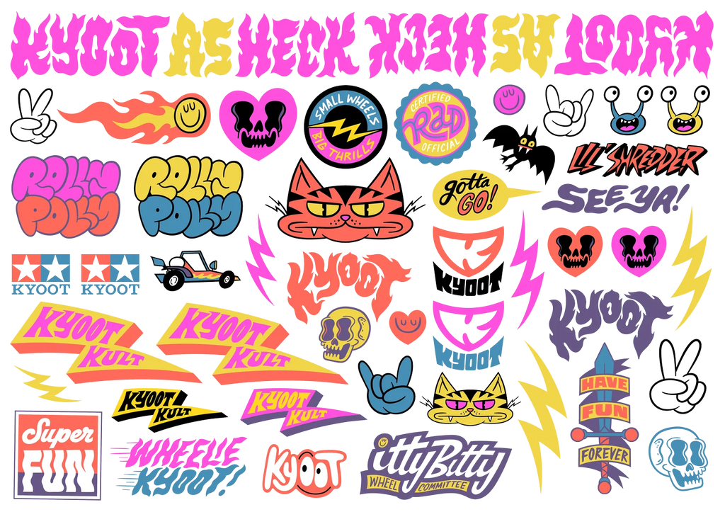 Kyoot Super Duper Fun Time Sticker Sheet