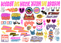 Kyoot Super Duper Fun Time Sticker Sheet